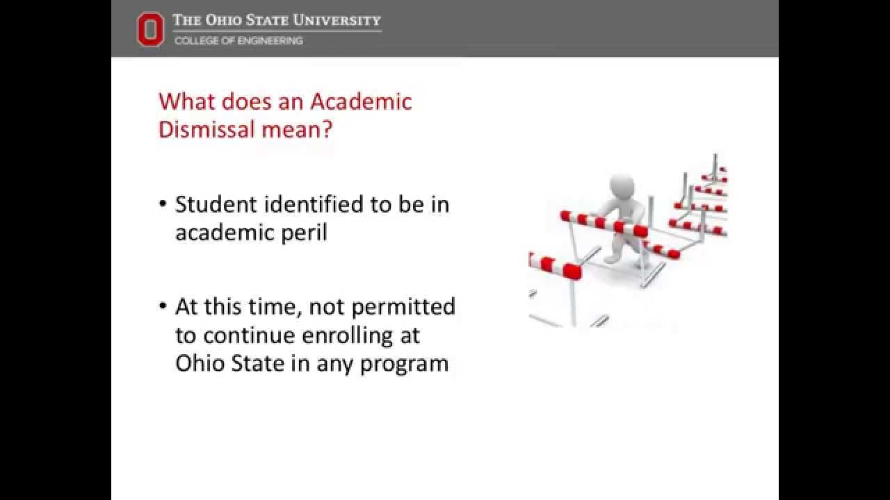Academic Dismissal and Reinstatement