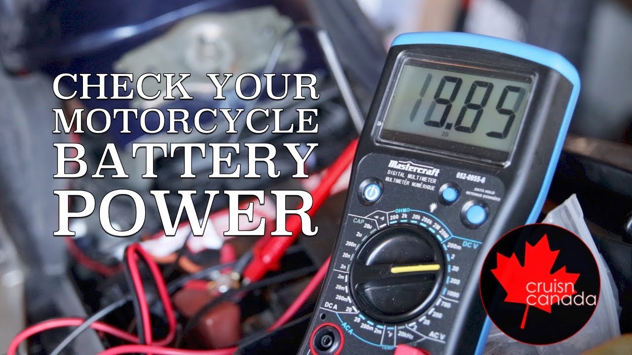 How to Check/Monitor your Motorcycle Battery/Charging System