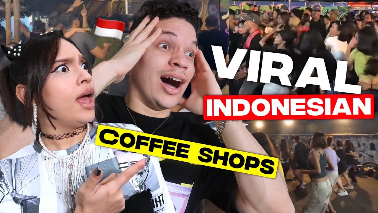 WHY IS EVERYONE DANCING!? Latinos react to Indonesian Cafes for the first time!