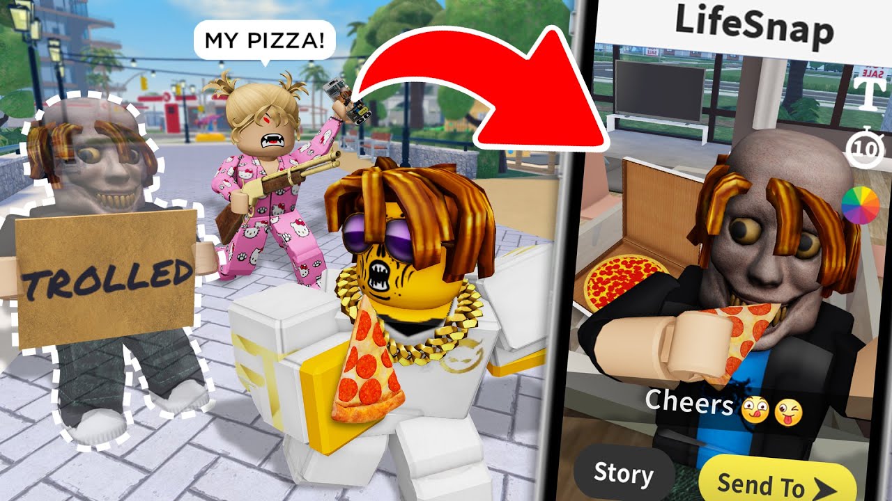 SNAPCHAT TROLLING: THE TROLLING MASTER 🤡 Roblox LifeTogether - Rp Funny Moments