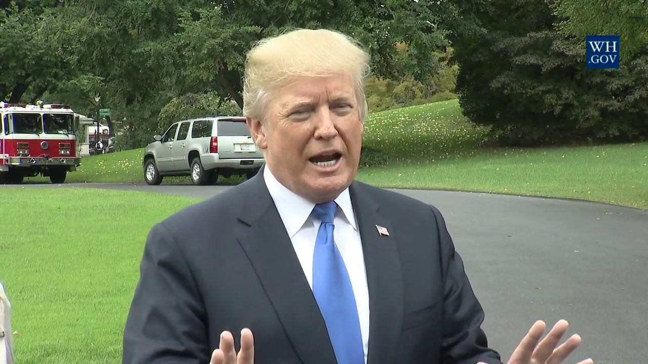 10/13/17: President Trump Delivers a Statement Upon Departure