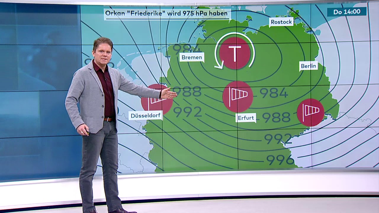 Sturmwarnung: Friederike ist im Anflug - Orkantief soll übers Land fegen