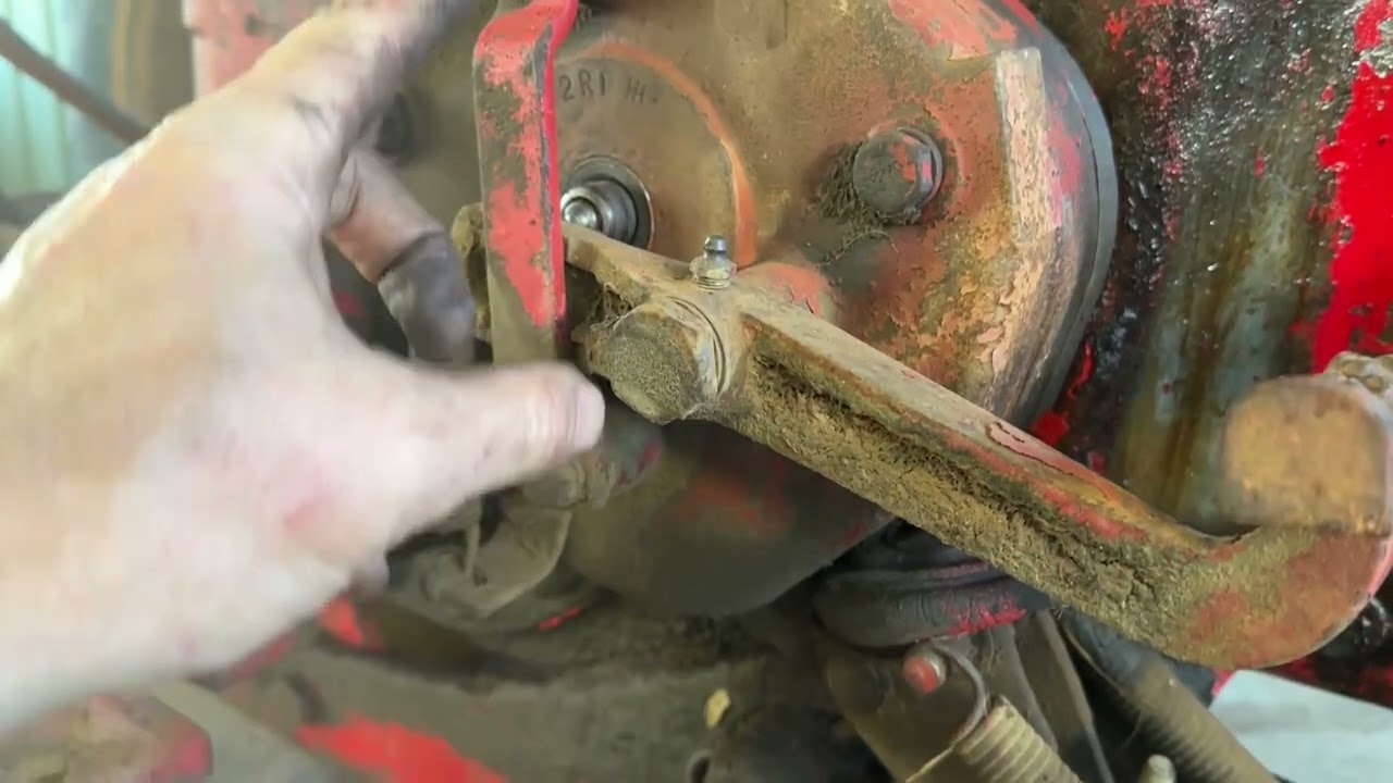 International A414 brake drum change out