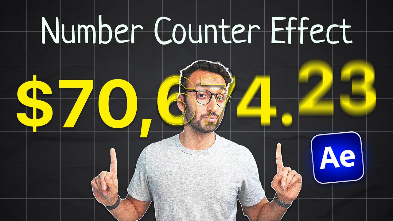 Анимируйте ЦИФРЫ, как Али Абдал! Учебное пособие по After Effects на хинди — 2024 г.