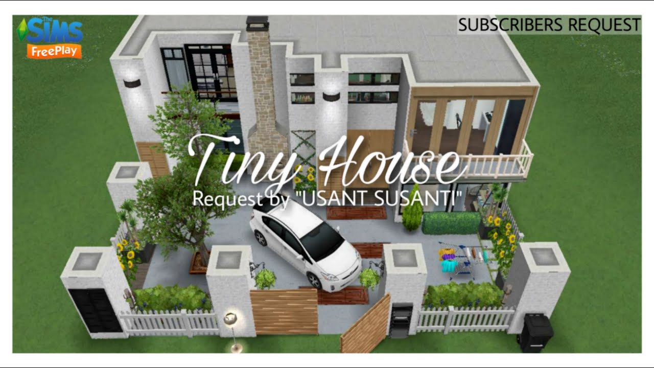 TINY HOUSE | Subscribers Request | Kreatif Sims Freeplay | Sims Freeplay Indonesia