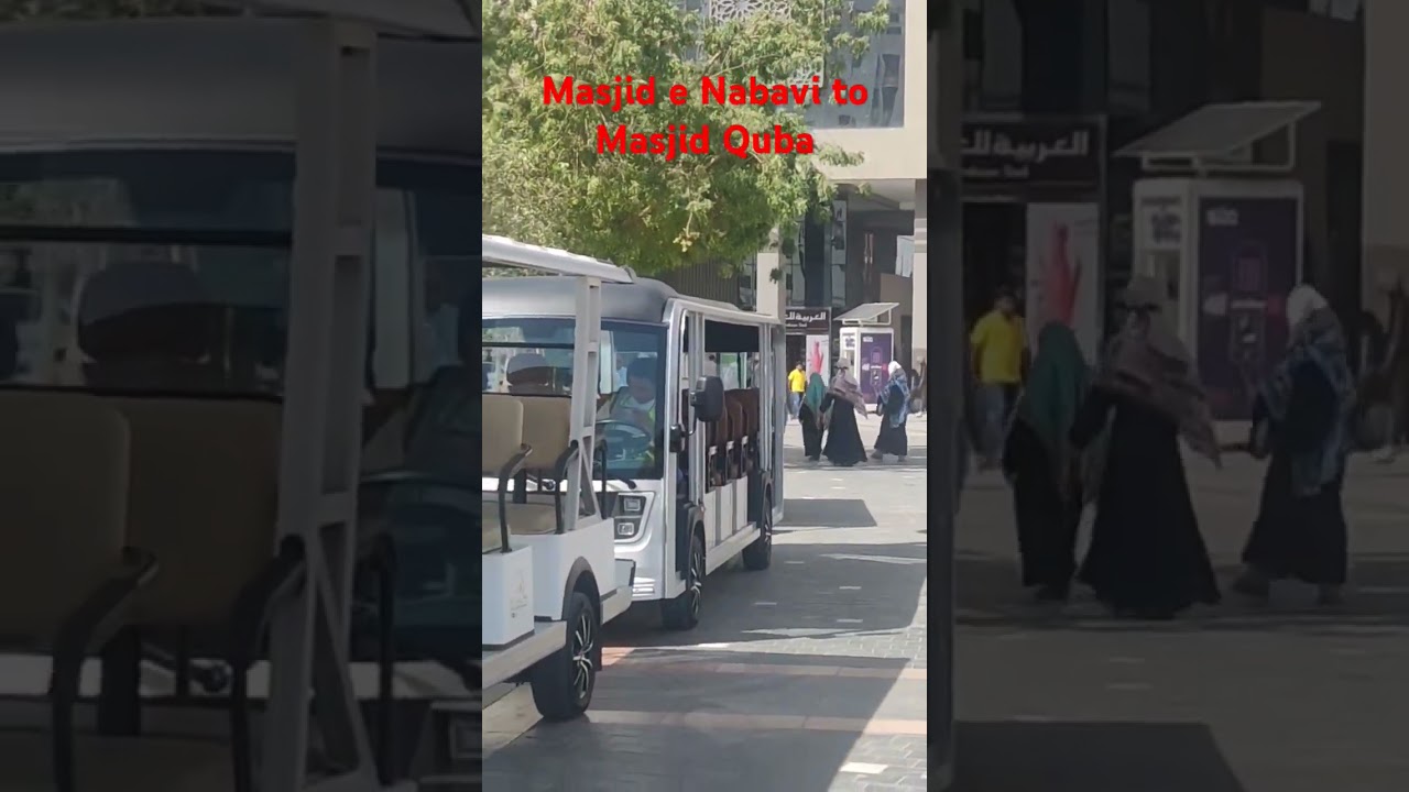 Masjid e Nabavi to Quba Masjid by Cart. #foryou #saudiaarbia #fyp#travel #masjidenabawi #quba