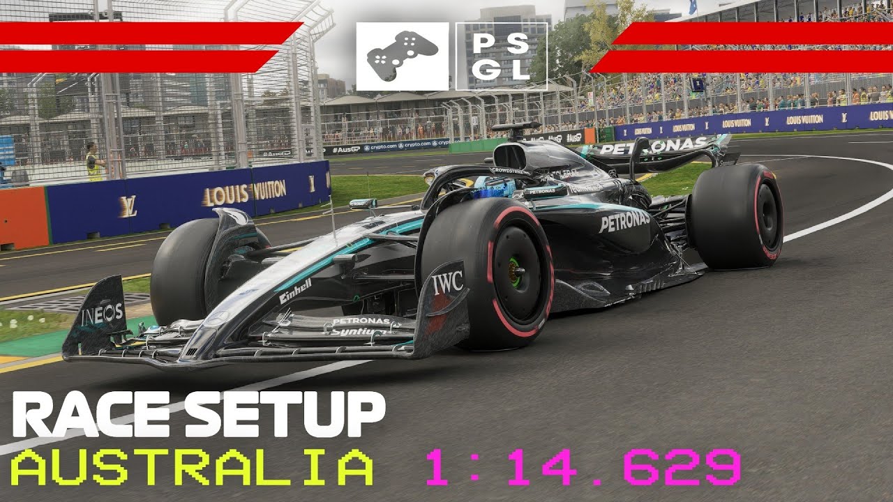 F1 25 PSGL AUSTRALIA Квалификационный круг + настройка гонки 💪