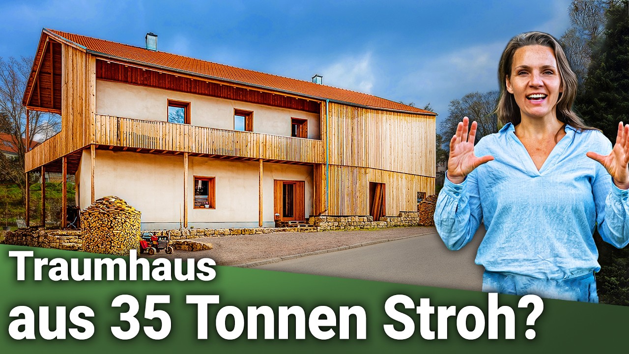 Traumhaus aus Strohballen? Leben fast ohne Haustechnik? Gesund & Ökologisch Bauen