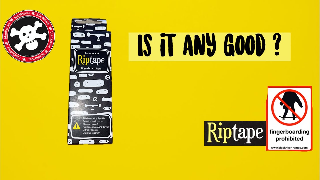 Blackriver classic riptape- Is it any good ? 🔥🛹 #teamblazing #fingerboard #blackriver