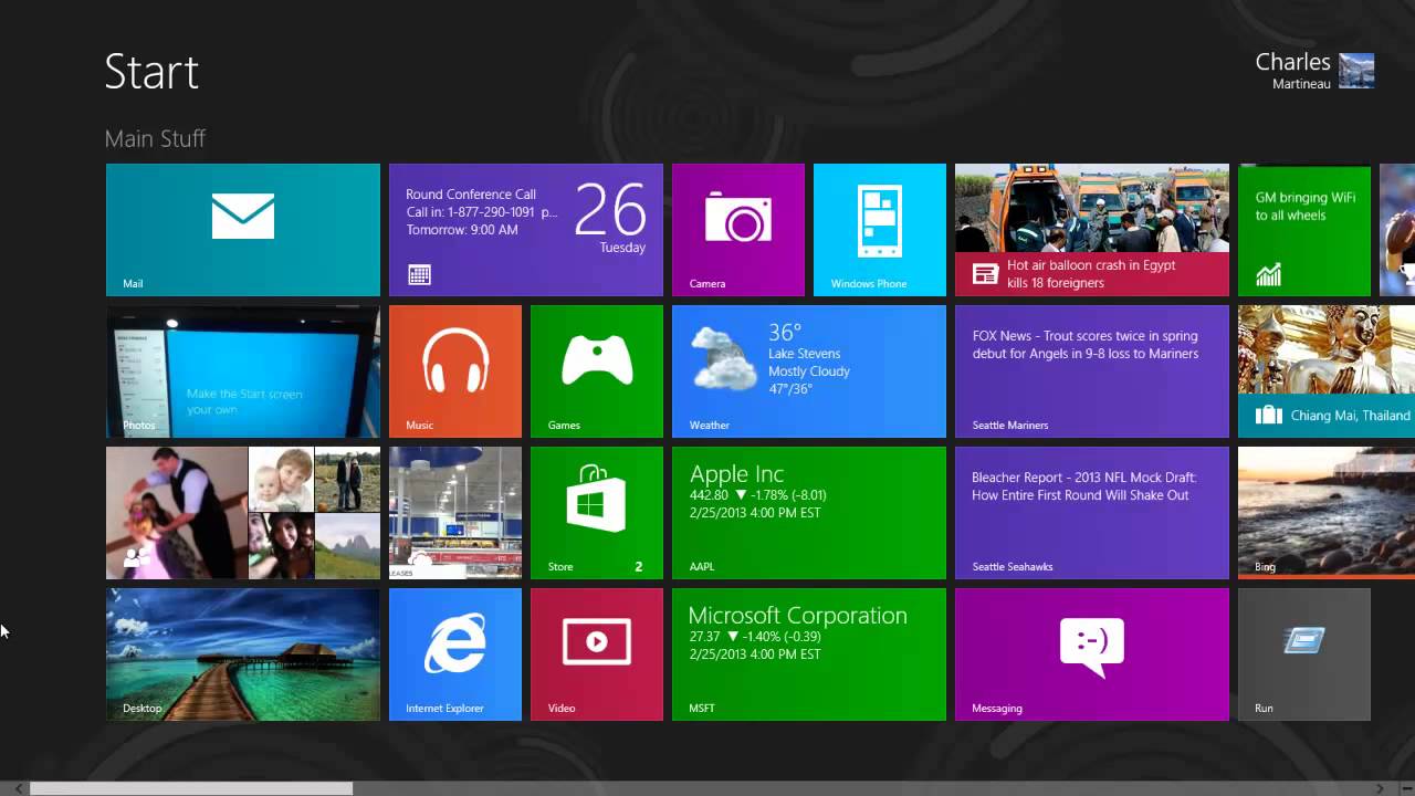 Navigating Windows 8