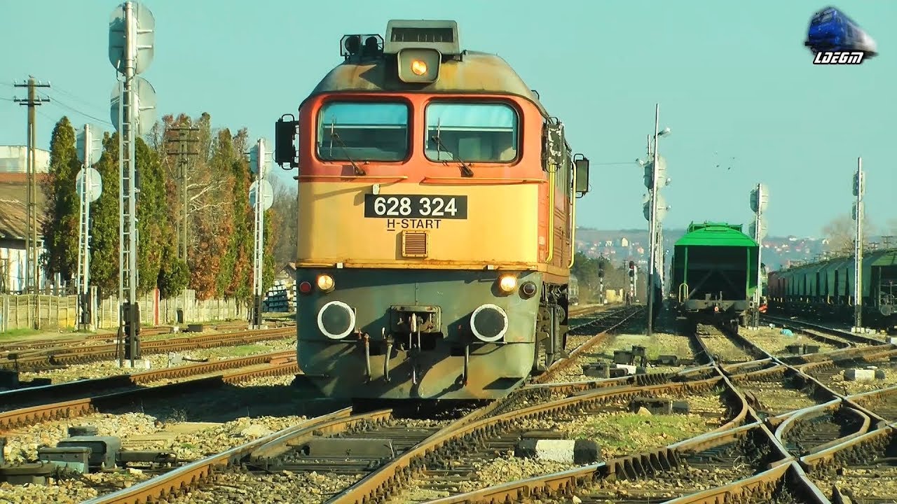 M62 Szergej 628 324 &Icirc;nainte de Deraiere/Before Derailment in Episcopia Bihor - 18 March 2020