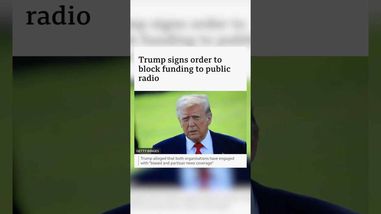 Trump Moves to Silence America's Public Broadcasting. #news #press #freedom #freespeech #trump