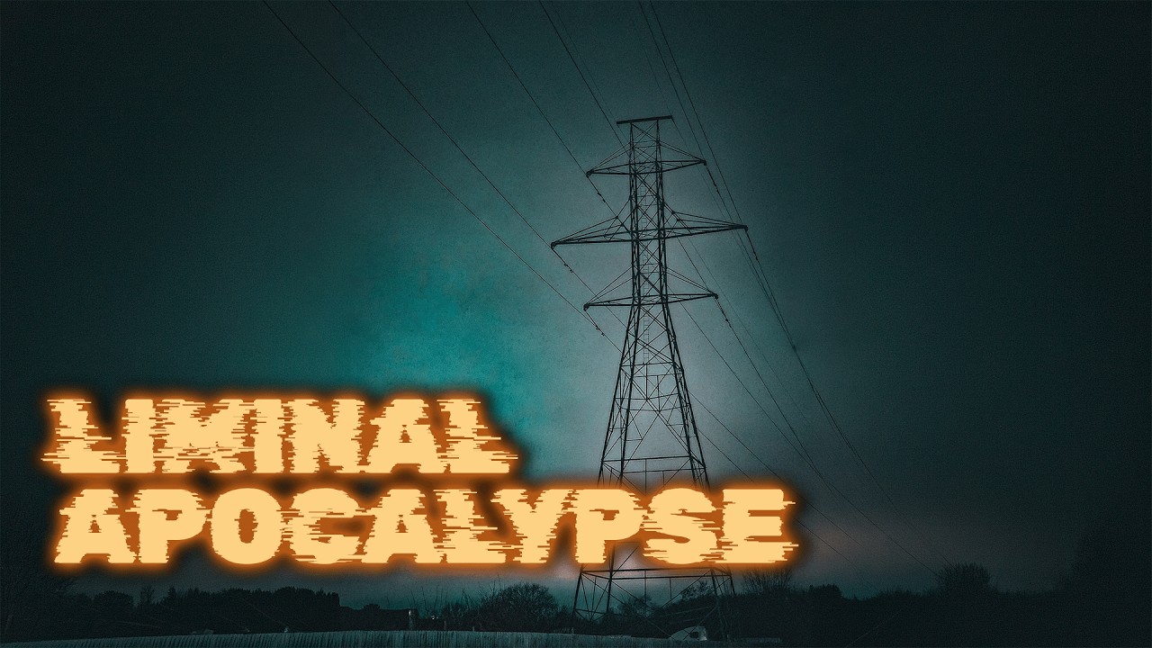 Liminal Dystopian Powerlines - Dark Ambience for Sleep, Work, Study