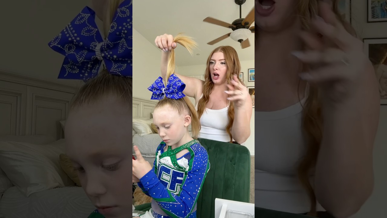 &ldquo;help&rdquo; my daughter grwm + FIRST CHEER COMP 🎀 thanks to 8 MILLION+ of you 🥹