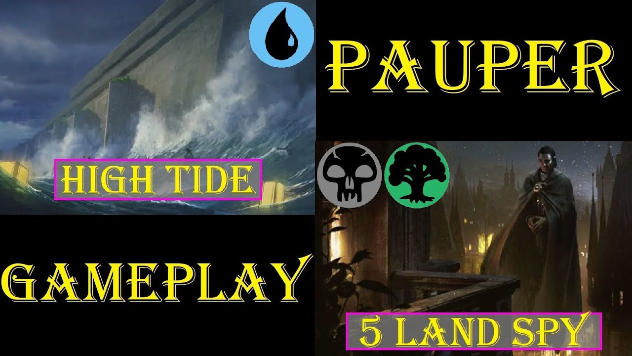 High Tide Vs 5 Land Spy [PAUPER] | Gameplay Ao Vivo #mtgpauper #mtgpaupergameplay