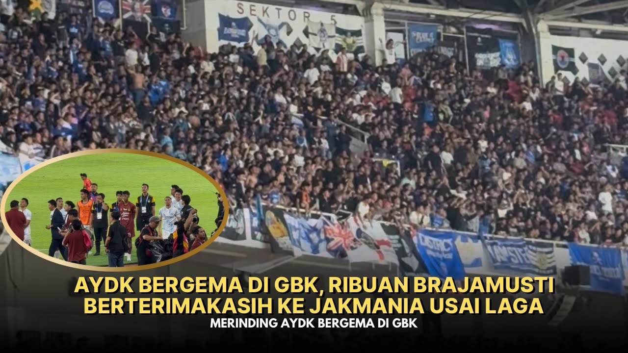 RESPECT‼️BRAJAMUSTI NYANYIKAN AYDK, JAKMANIA ADA YANG IKUT NYANYI