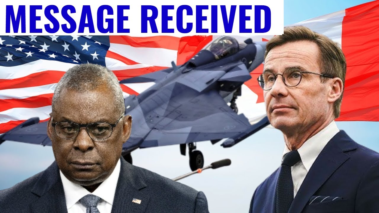 Истребитель JAS 39 Gripen несёт послание Канаде — и американскому F-35.
