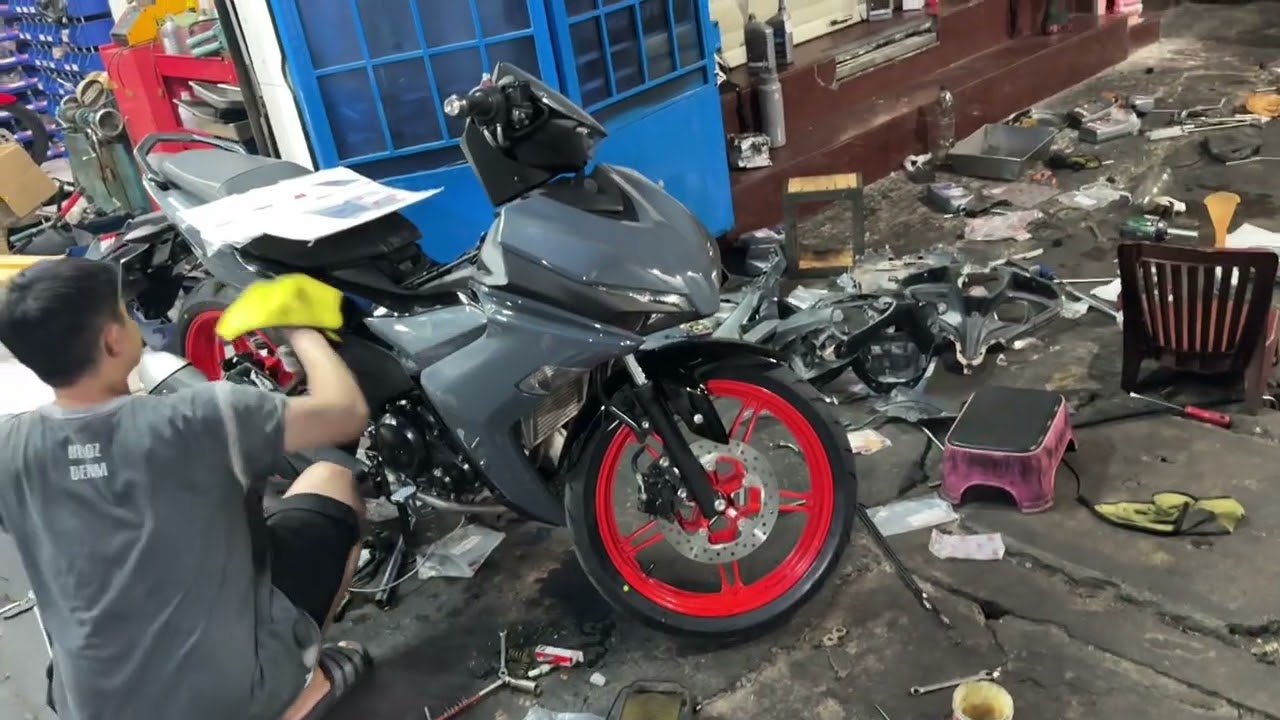 Exciter thứ4 4/3/2026 hết Tết ae bảo dưỡng xe sau chuyến đi chơi xa