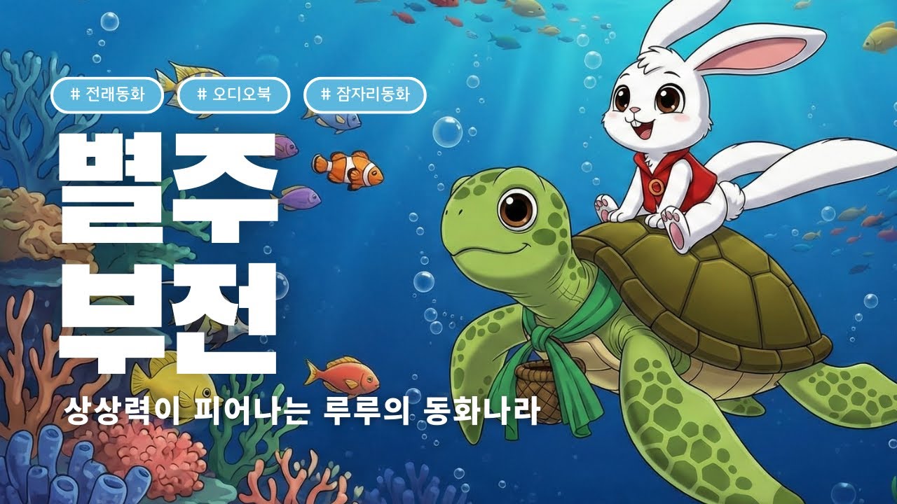전래동화 🐯별주부전 | 오디오북 | 동화책 읽어주기 | 동화책 | 어린이 동화 | 잠자리 동화 |