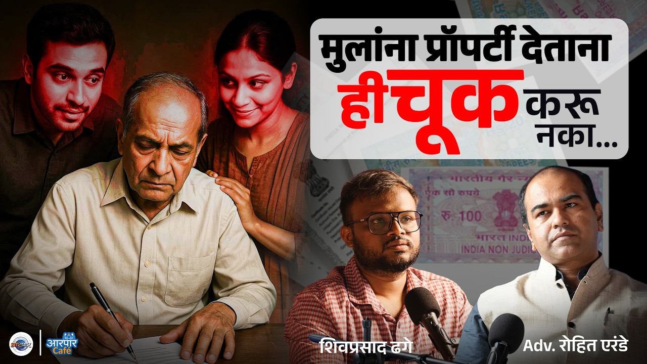 वारसाहक्काने संपत्तीचे वाटप नेमके कसे होते? | Adv  Rohit Erande  | Shivprasad Dhage | Aarpaar Cafe