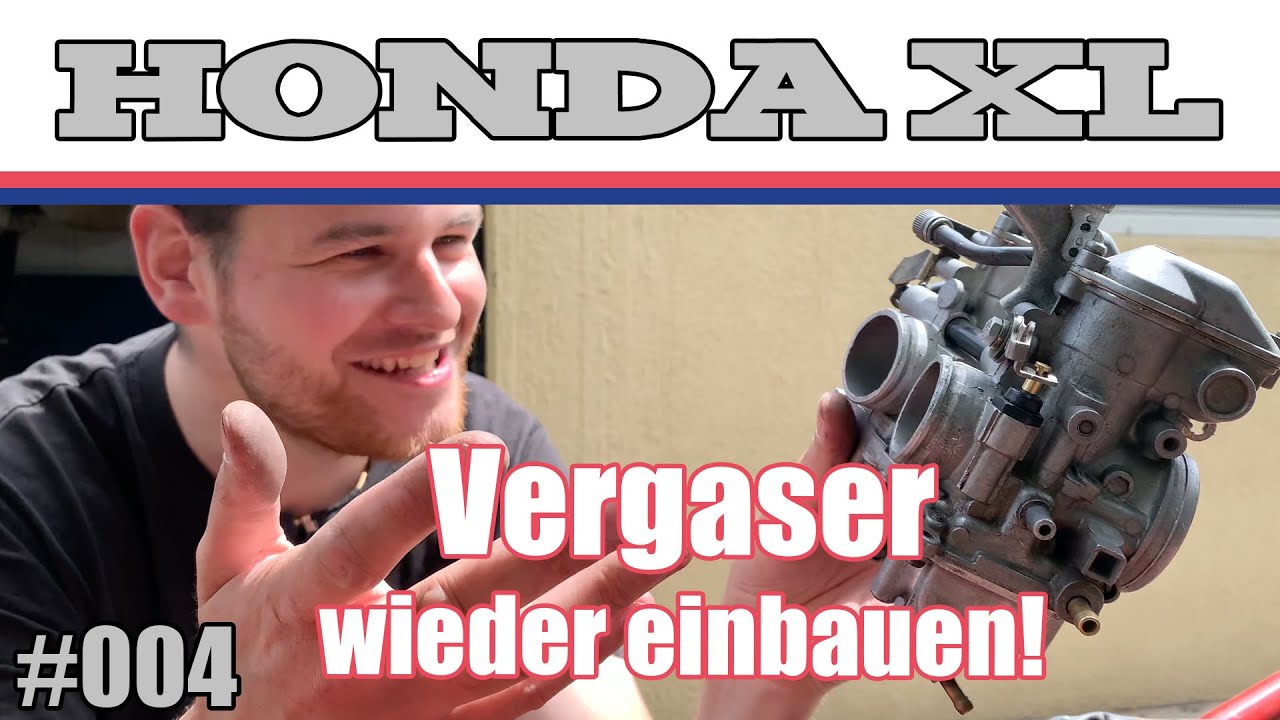 Vergaser wieder einbauen ohne gebrochene Finger 😂// Anleitung // Honda XL 600 PD04 Restauration