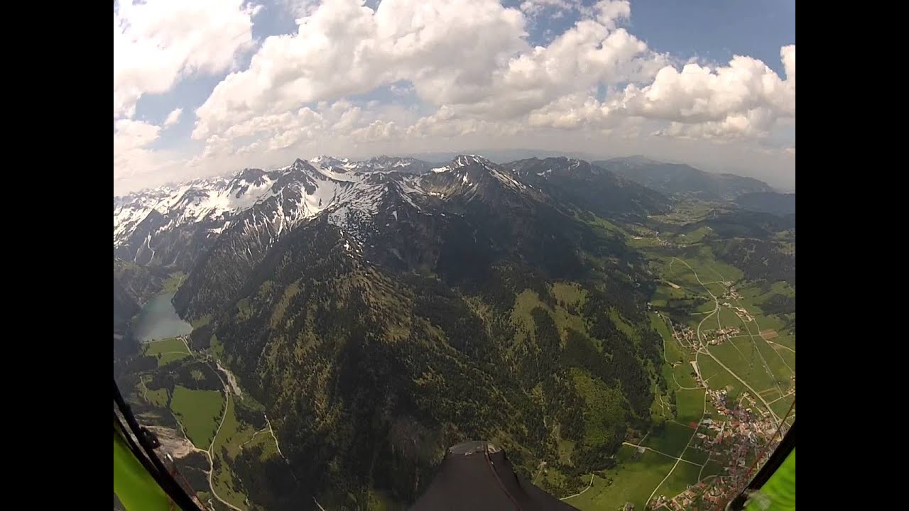 Gleitschirmfliegen Neunerköpfle Tannheimer Tal 2013