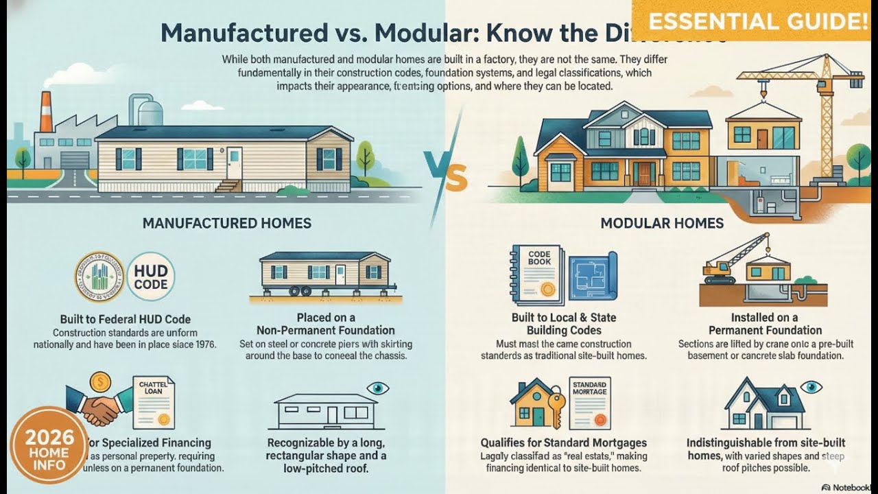 What Is The Difference Between A Manufactured