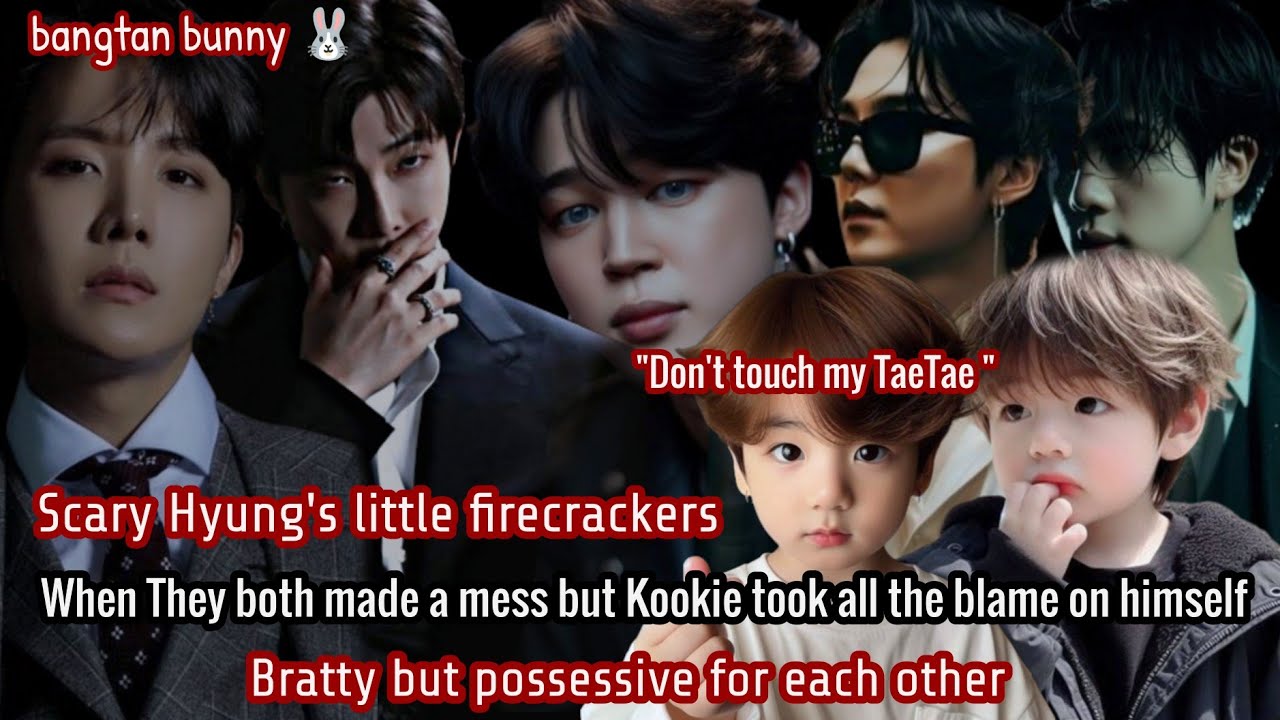 When They both made mess but Kookie took all the blame on himself || Bratty but possessive Taekook