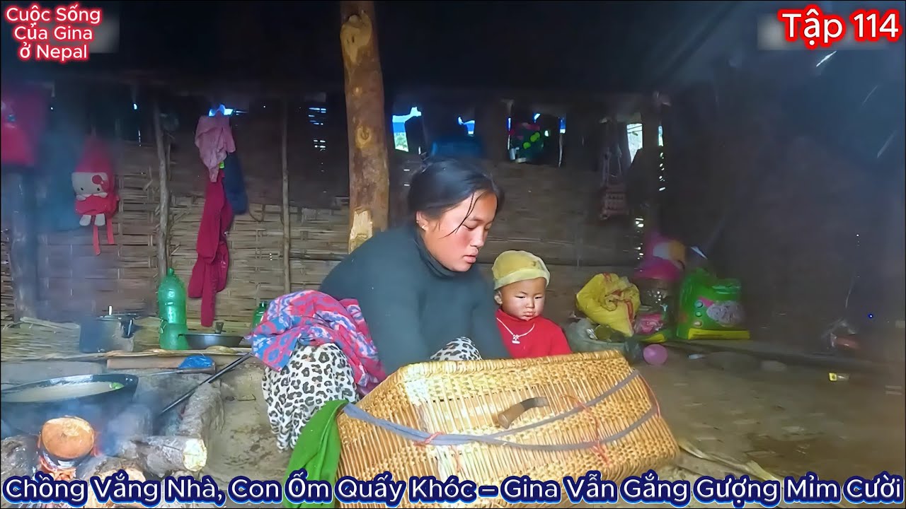 GINA Tập 114 - Chồng Vắng Nhà, Con Ốm Quấy Khóc – Gina Vẫn Gắng Gượng Mỉm Cười