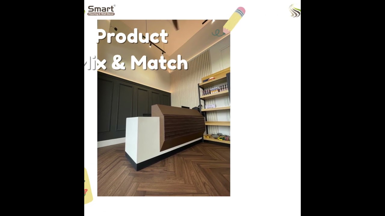 Flooring and Wall Decor for your space #flooring #walldecor #wainscoting #malaysia #homedecor