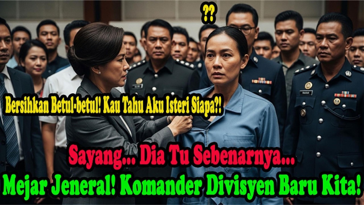 “Mop Elok-elok!” Isteri Kolonel Hina Tukang Cuci, Rupanya Komander Divisyen Di Depan Para Jeneral.