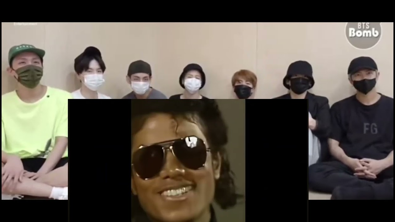 bts reaction to Michael Jackson funny moments (fake reaction)