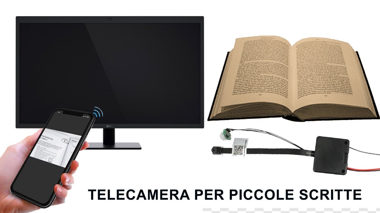 Telecamera 4K per testi schermo pc di piccole dimensioni trasferimento a distanza illimitata WIFI