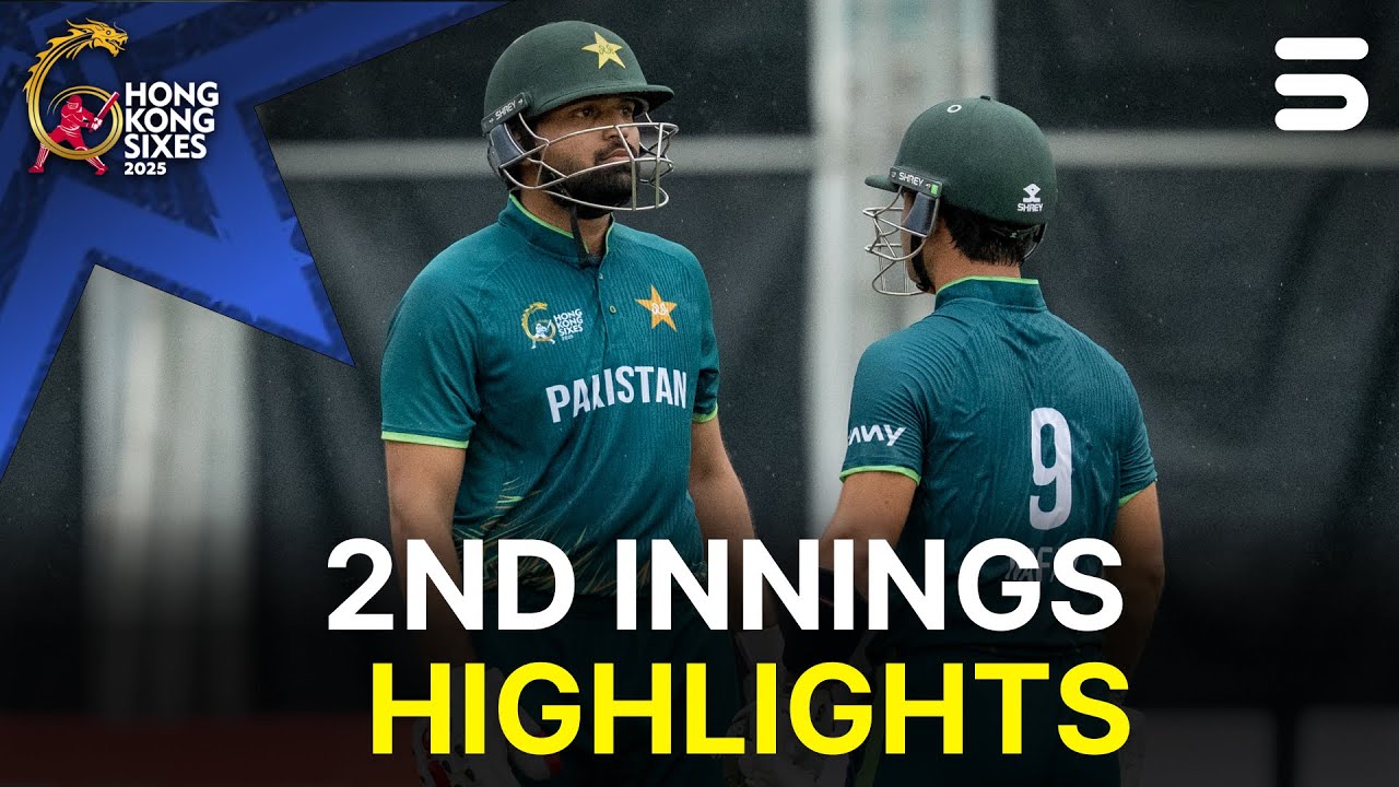 2nd Innings Highlights | Pakistan vs India | Day 1 | Hong Kong Sixes 2025 | ZG1S