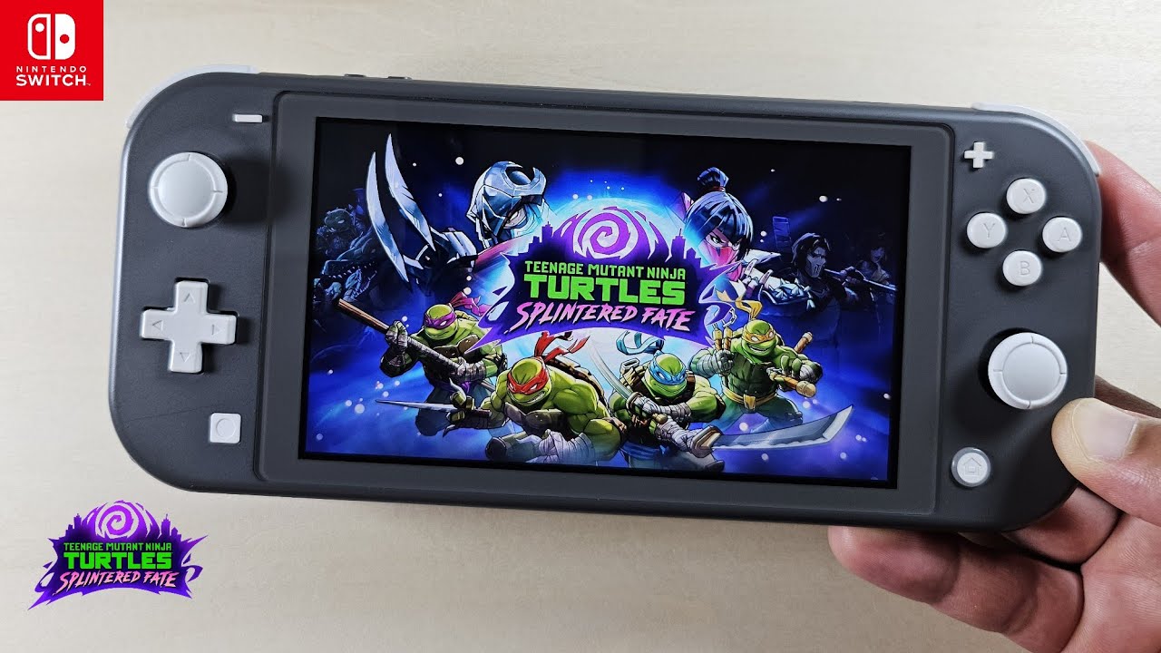 Teenage Mutant Ninja Turtles: Splintered Fate Nintendo Switch Lite Gameplay