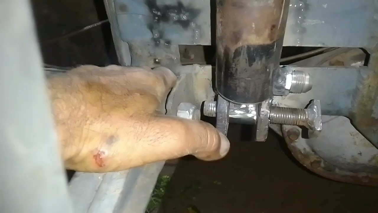 Sistema de levante do tratorzinho