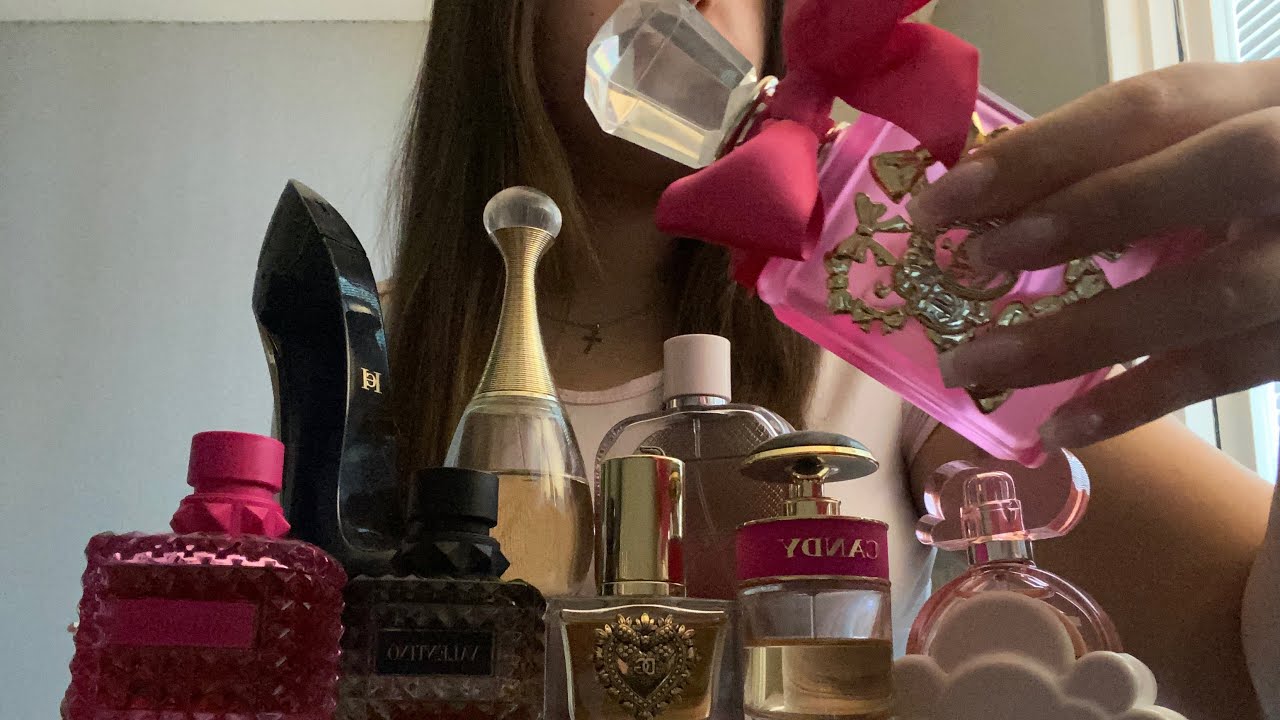 Lofi ASMR 🎀| Perfume Collection| fast tapping & scratching| -no talking-