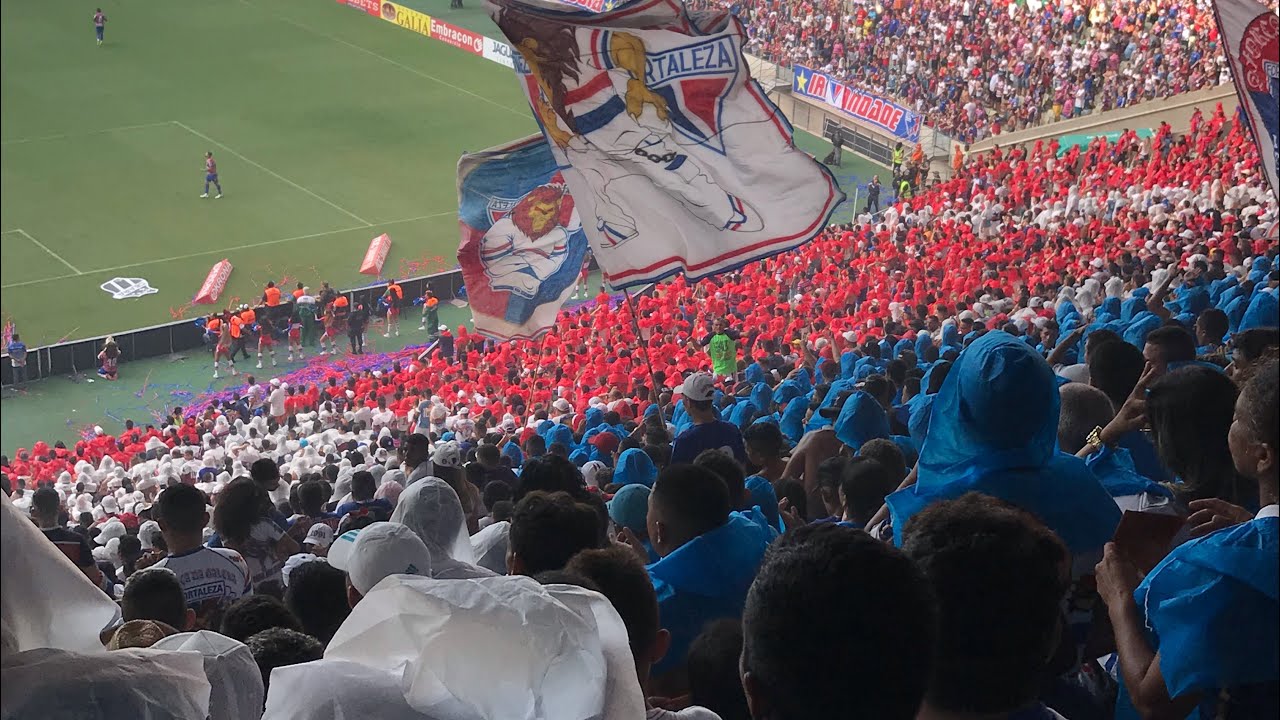 MOSAICO PERMANENTE DO FORTALEZA + MOSAICO DE PAPEL + BANDEIRÃO (kanal x FORTALEZA) (21/04/2019) #tuf