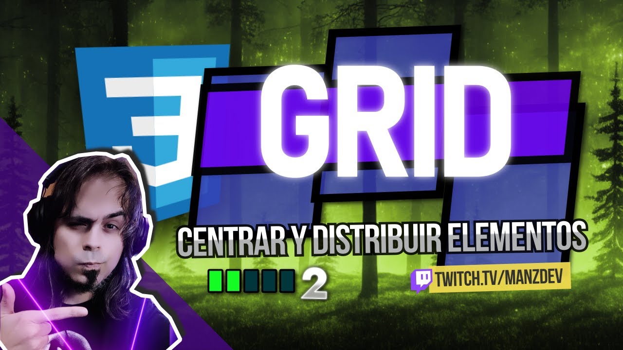 Grid CSS: Centrar, distribuir y alinear elementos