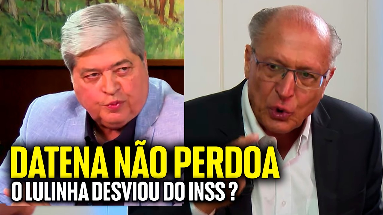 BOMBÁSTICO! DATENA ENQUADRA ALCKMIN SOBRE VORCARO, FILHO DE LULA NO INSS E O ESCÂNDALO DO SUPREMO!!!