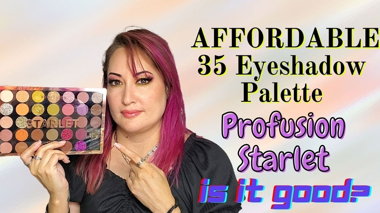 AFFORDABLE Eyeshadow Palette | Profusion Starlet | Is It Good?