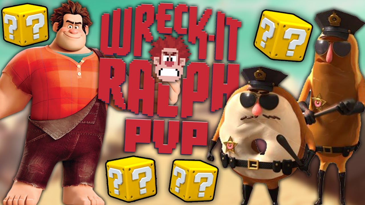 Minecraft: Wreck-It Ralph Doughnut Lucky Block PVP! w/Blitzwinger & Athix
