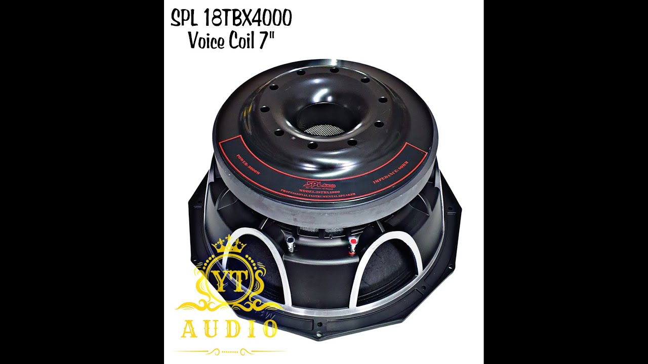Review Speaker Terbaru SPL AUDIO 18TBX4000, Speaker 18 inch Voice Coil 7 inch, Super HOREGGG !!