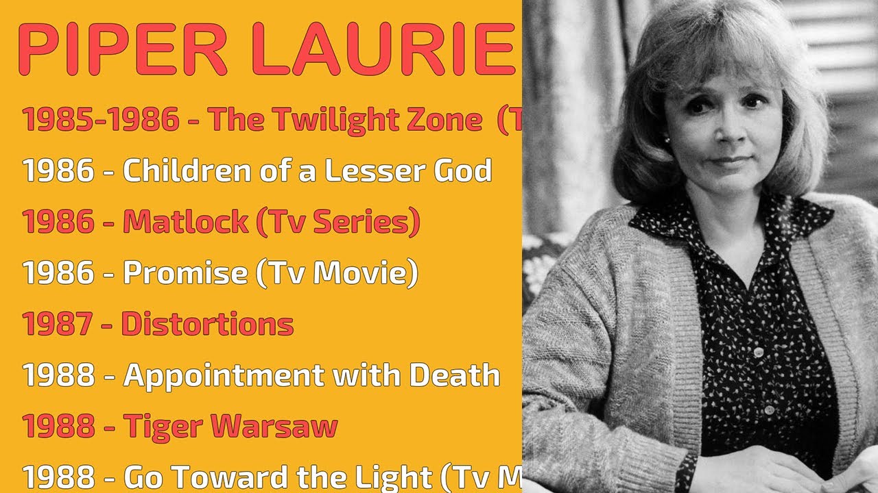 PIPER LAURIE MOVIES LIST