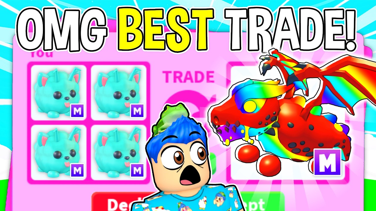 Trading The CUTEST *MEGA PUPTUNE* In Adopt Me Roblox! Adopt Me Trading In Rich Servers!