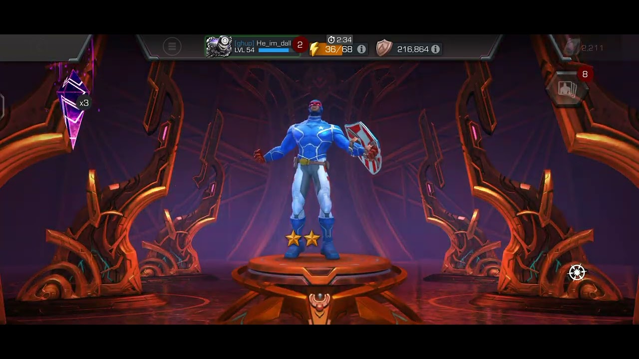 Marvel Contest of Champions cavalier crystal opening 7x #gaming #marvel #contestofchampions