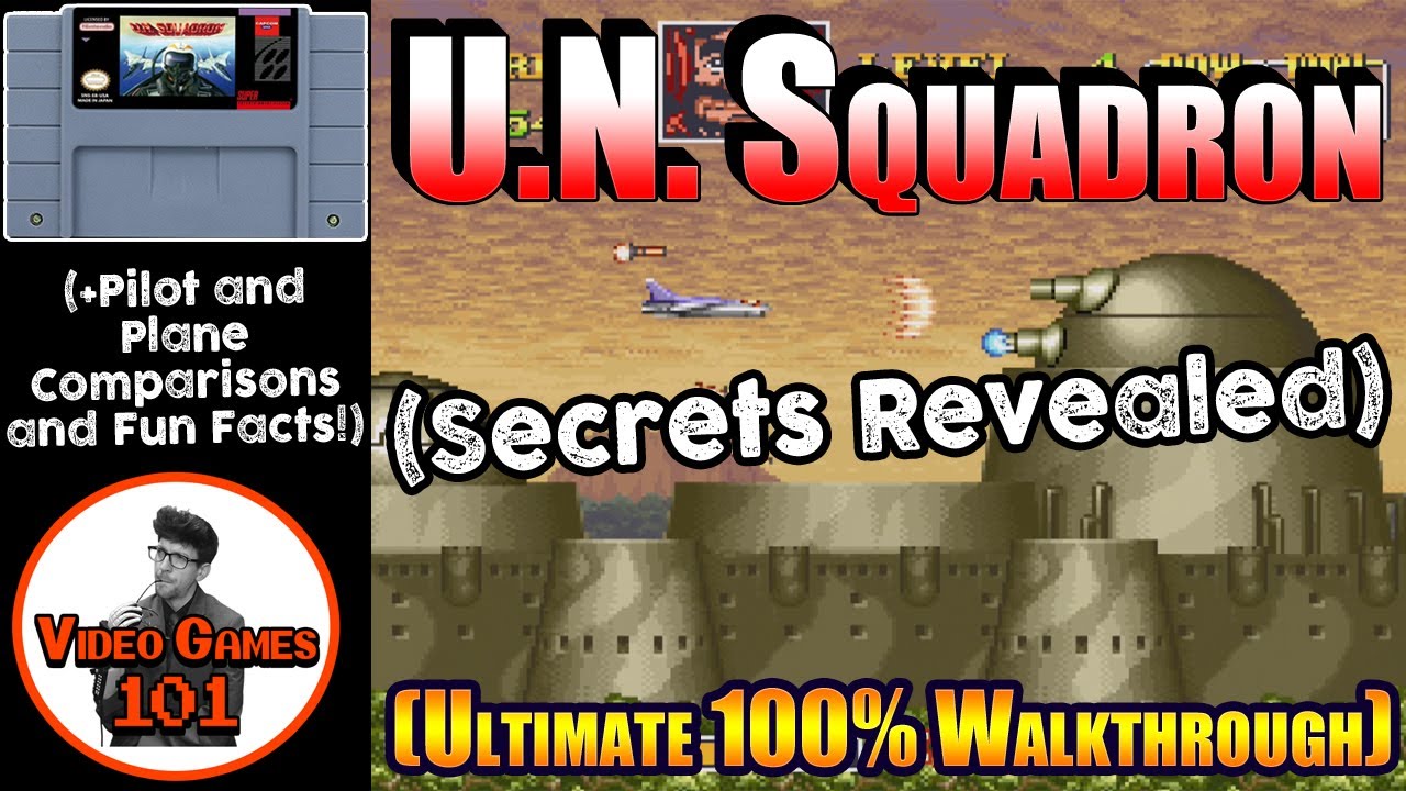 Прохождение U.N. Squadron на SNES | Полное руководство. Сравнение персонажей и самолётов | Видеои...