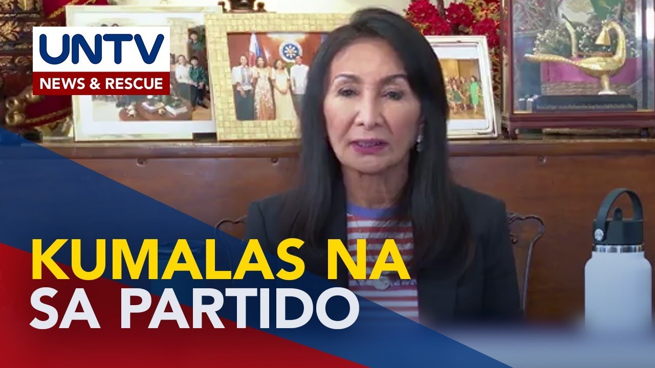 Cebu Governor Gwen Garcia, nag-resign na sa PDP party ni FPRRD