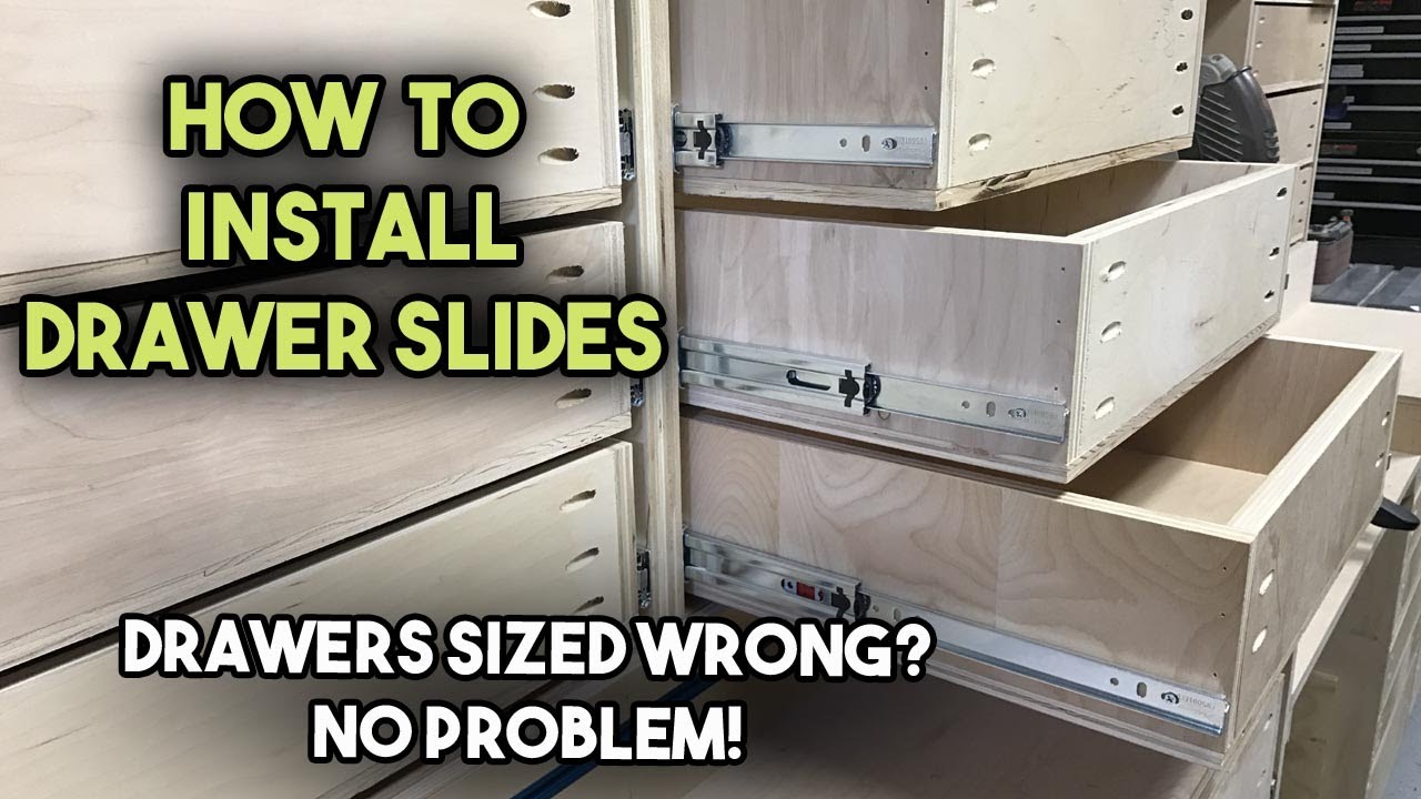 How to Install Drawer Slides