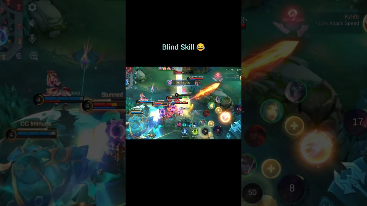 Blind Skill 😂 #arlott #mobilelegends #mlbb #arlottgameplay